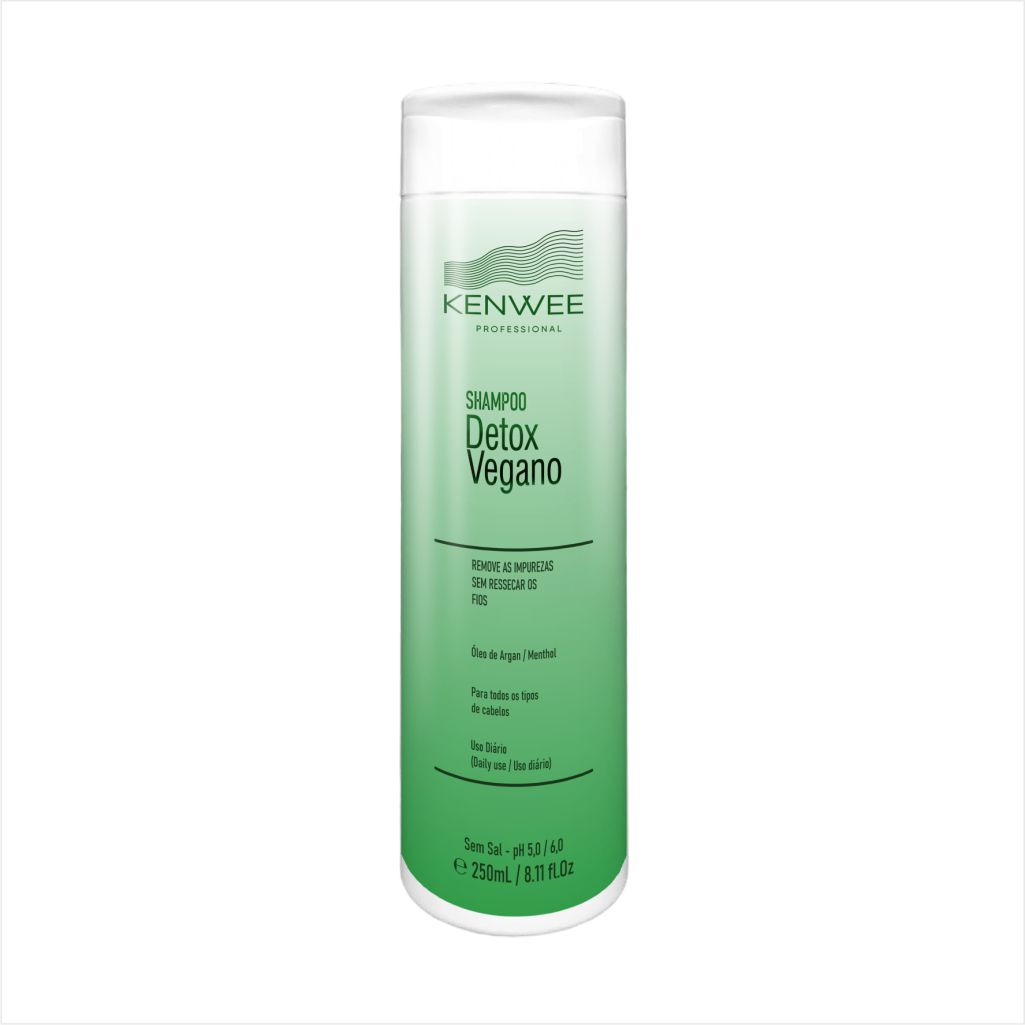 Shampoo Detox Vegano 250ml Kenwee