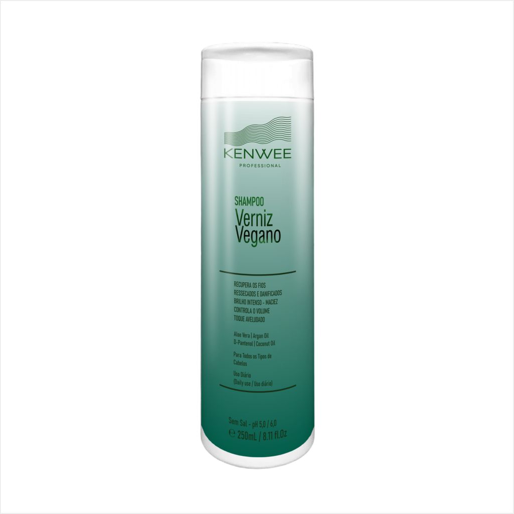 Shampoo Verniz Vegano 250ml Kenwee